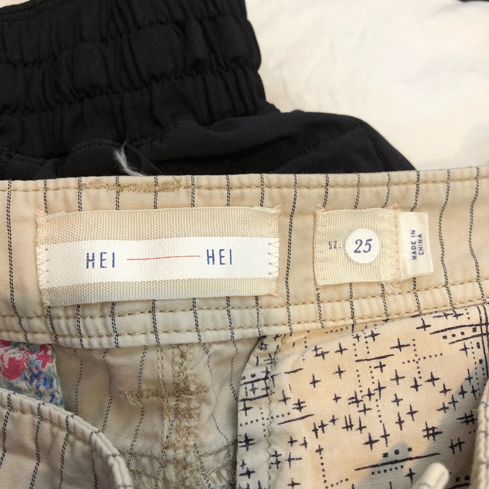 Anthropologie Hei-Hei Pinstripe Beach Walk  Pants - Picture 8 of 8